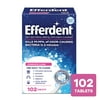 Efferdent Retainer & Denture Cleaner Tablets, Complete Clean , 102 Count