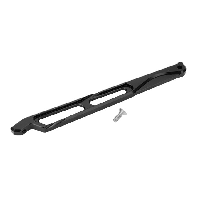 Brazo de soporte trasero de aleación de aluminio para chasis RC, soporte de chasis RC para ARRMA KRATON 6S 1/8 RC Car, color negro
