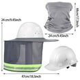 thumbnail image 4 of Set de protector de cuello y polainas reflectantes, color gris, 4 of 6