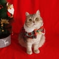 thumbnail image 3 of Cat Christmas Costume, Small Dog Pet Santa Cape Outfit, Soft and Thick Polar Fleece Cat Xmas Cloak Clothes for Cats and Small Dogs Holiday Cosplay Party Red S, 3 of 7