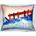 thumbnail image 1 of Betsy Drake ZP179 Grand Héron Blanc Coussin Intérieur et Extérieur- 20 x 24 Po., 1 of 1
