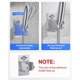 thumbnail image 3 of Rain Shower Head with 3-Mode Handheld Spray Combo, Dual Showerheads, All-Metal High-Pressure 10-Inch Rainfall Shower Head Set, Extension Arm with 3-Way Diverter, Brushed Nickel, 3 of 6