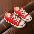 thumbnail image 1 of Zapatos Canva para niños, primavera otoño 2023, zapatos bajos para tablero, niños y niñas, tela informal blanca, suela de goma, temporada de verano, 1 of 5
