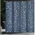 thumbnail image 4 of Ambesonne Abstract Shower Curtain, Dots Circles Striped, 69"Wx70"L, Indigo Violet Blue, 4 of 5