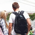 thumbnail image 2 of J World 18" Mesh Backpack for School and Travel, Checkers, 2 of 7