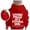 Red, variant on Christian Hoodies for Girl 2025 Long Sleeve Jesus Bible Verse Graphic Hooded Sweatshirt with Pockets Kids Pullover Top