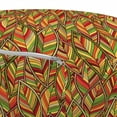 thumbnail image 3 of Leaves Pouf Cover with Zipper, Autumn Faded Leafage Foliage Forest Fall Woods Botanical Tree Shady Ecology Theme, Soft Decorative Fabric Unstuffed Case, 30" W X 17.3" L, Multicolor, by Ambesonne, 3 of 5