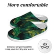 thumbnail image 6 of Wukai Peacock Feathers2 Print Women's Indoor Bedroom Slipper Slip On Shoes, Unisex House Shoes with Anti-Skid Sole for Men, Gift for Women Men-8, 6 of 7