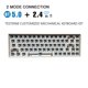 thumbnail image 2 of 68 teclas mecánico Gaming de bricolaje Plug and Play bco Bluetooth 5.0 para jugadores con Windows y Soledad Teclado mecánico, 2 of 10