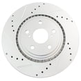 thumbnail image 4 of Geelife Brake Rotor Drilled & Slotted G-Coated Front Kit, 4 of 9