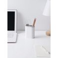 thumbnail image 4 of 1pc Creative Pen Holder Storage Box, Desk Organizer For Makeup Brush, Pen Pencil, Simple Solid Color, 4 of 5