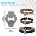 thumbnail image 5 of Funda protectora para collar de perro AirTag (gris), resistente a los arañazos, protector de correa para mascotas, compatible con AirTag, funda ligera para AirTag., 5 of 5