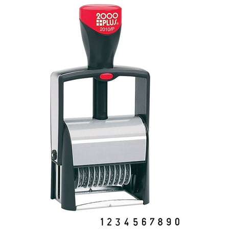 UPC: 0039956112369 | 2000 Plus Classic Line 2010 – Stamp – self-inking – black – number – 10 characters – 0.19 in – rectangular