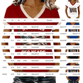 thumbnail image 4 of MEICHEN Women's American 250th Anniversary Shirts Summer Short Sleeve Graphic Tees V Neck Patriotic Blouses Tops, 4 of 5