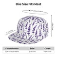 thumbnail image 6 of Uemuo Lavender Flowers Pattern Women's Baseball Cap,Straight Brim Hat,Golf Dad Hat,Travel Hat,Sun Protection Cap,Everyday Accessory, 6 of 9