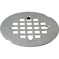 thumbnail image 3 of Westbrass D206B-LAS-26 4-1/2" OD Swedge-Lock Shower Drain with Grid Cover, Polished Chrome, 3 of 4