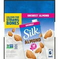 (Pack of 6) Silk ShelfStable Unsweetened Almond Milk, 1 Quart