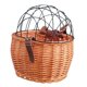 thumbnail image 1 of Cesta De Bicicleta Hecha A Mano, Portabicicletas Portátil Para Mascotas, Cesta De Mimbre Almacenable Para Bicicleta, Cesta Delantera Para Manillar Con Correa De Cuero Y Cubierta De Hierro Scienceny EL013932-01, 1 of 5