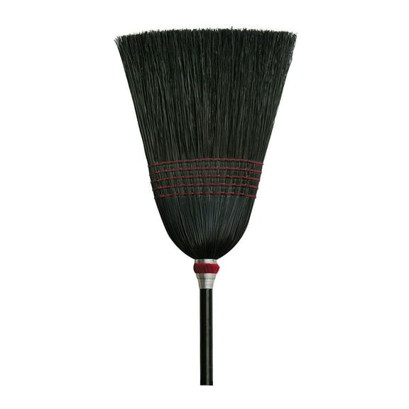 HAMBURG/NEXSTEP COMM PROD-6102-6 Parlor 100 Percent Black Corn Broom  12 in.