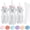 Cherry Blossom Pink, variant on The 730 Project Honey Bear Straw Cup for Toddlers, Baby Bottle Therapy Training Set, 8 oz, Purple, 3 Pack