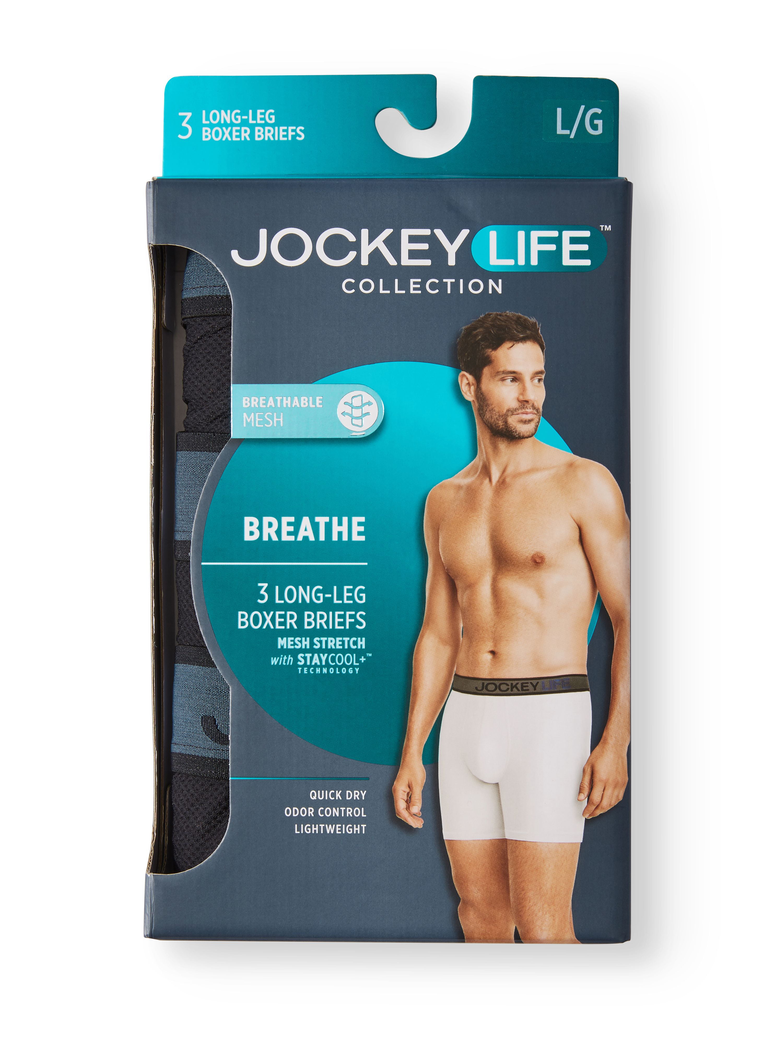 Stichting Nidos  Jockey Life Men's 3 Pack Breathe Cotton Mesh