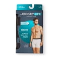 Jockey Life Men's Breathe Micro Mesh LongLeg Boxer Brief 3 pack