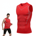 thumbnail image 7 of Compression Shirts for Men Slimming Undershirt - Compression Tank Top Under Shirts for Work Daily Wear Body Shaper, 7 of 7
