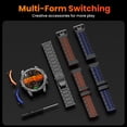thumbnail image 5 of Mid-Range Smart Watch 1.52" HD Smartwatch fits for Android and iPhone Devices, with 3 Interchangeable Bands/High-Efficiency Battery/120+ Sports Modes, IP68 Waterproof Fitness Tracker Watch (Black), 5 of 9