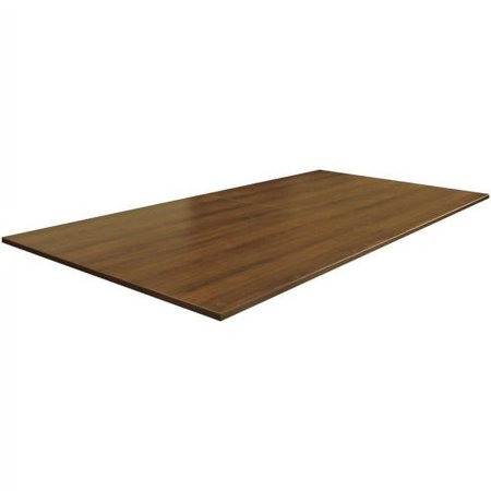 UPC: 0035255699945 | Lorell Rectangular Conference Tabletop Rectangle Top – 94.50  Table Top Width x 47.25  Table Top Depth – 1  Height – Assembly Required – Walnut – P2 Particleboard