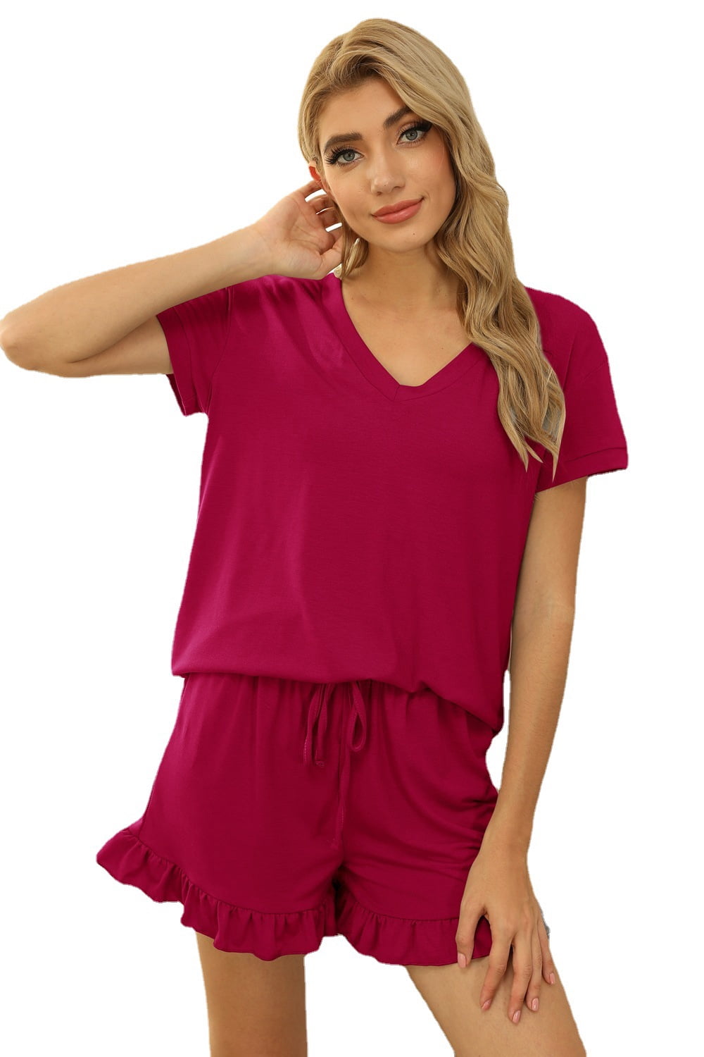 Shorts Female Night Suit Set Sleepwear 