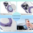 thumbnail image 4 of Compatible with Samsung Galaxy A14 5G Case Clear with Stand Samsung A14 5G Phone Case for Women Men Support Wireless Charging Protective Case Shockproof Cases (Purple), 4 of 14