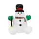 thumbnail image 3 of Inflable Navideño La Merced Muñeco de Nieve Sonriente Poliéster PU Alta Resistencia 120cm, 3 of 7