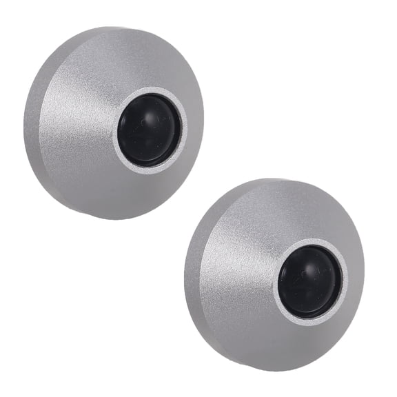 2 Pcs Mechanical Keyboard Mat Holder Aluminum Feet Stand Riser Brackets Foot Pads Keyboards Silver