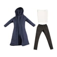 thumbnail image 1 of 3 piezas de abrigo y pantalón a escala 1:12, accesorios de moda para muñecas en miniatura de 15 cm, para vestir figuras masculinas., 1 of 8