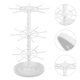 thumbnail image 4 of Organizador de joyas giratorio, soporte para collares, llaveros, expositor de pulseras, soporte de sobremesa de 3 niveles para pulseras, brazaletes y llaveros., 4 of 7