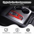 thumbnail image 2 of TINKI Gear Shift Button Frame Trim for Honda Pilot 2016-2022/ Ridgeline 2020-2023/ Passport 2019-2023, ABS Material Car Gear Shifter Button Panel Cover Decoration Accessories, 2 of 14