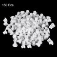 thumbnail image 3 of Uxcell 150Pack 5mm(3/16") Dia Plastic Screw Hole Plugs Cover for Furniture, White, 3 of 6