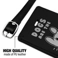 thumbnail image 3 of Dogs are the Best People Funny Humor Rectangle Leather Luggage Card Suitcase Carry-On ID Tag, 3 of 8