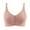 Rose Gold, variant on Women's Front Zipper High Impact Sports Bra - Push Up Elastic Straps Yoga Fitness - Nylon/Spandex, 36-52