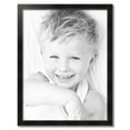 thumbnail image 2 of ArtToFrames 26" x 34" Honors Black with Silver Picture Frame, 26x34 inch Black Wood Poster Frame (WOM-5157), 2 of 7