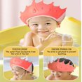thumbnail image 4 of YaoHui Chapeau de Douche pour Bébé, Rouge, Bonnet de Douche pour Bébé, Visière Réglable Bonnets de Bain, Bonnet de Shampooing pour Enfants, Bonnet de Douche pour Enfants Protection des Yeux, 4 of 7