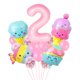 thumbnail image 1 of Globos de Fiesta Wclliuchi Número 2 Helado 102 cm, 1 of 7