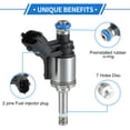 thumbnail image 3 of Unique Bargains Fuel Injector Compatible for Mini Cooper 2010-2015 1.6T for Mini Countryman Cooper 11-16 1.6T, Flow Matched Plastic Black Fuel Nozzle 1, 3 of 7