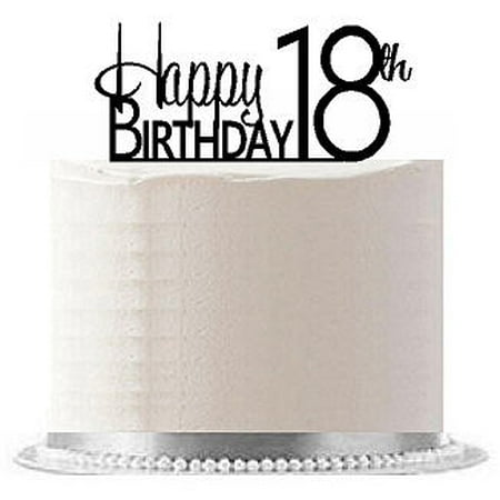 Item#AE-121 Happy 18th Birthday Agemilestone Elegant Cake