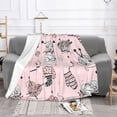 thumbnail image 2 of XMXT Flannel Throw Blanket for Couch, Fabric Girl Print Bed Sofa Decor Blankets for Home Bedroom, 80 x 60 inches, 2 of 9