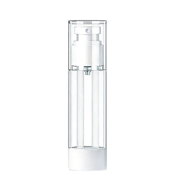 Vacuum Travel Pump Bottle - Large Size (17.7cm/6.96in) - Refillable Airless Cosmetic Container for Lotion, Serum, Travel Essentials (Size as Pictured)
