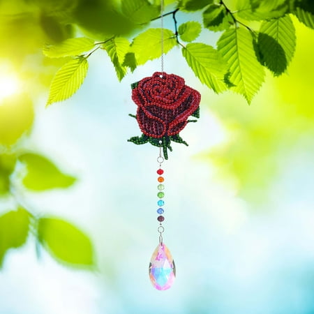 

WANYNG Diamond Painting Point Drill Wind Chime Pendant Handmade DIY Pendant Crystal Door Decoration