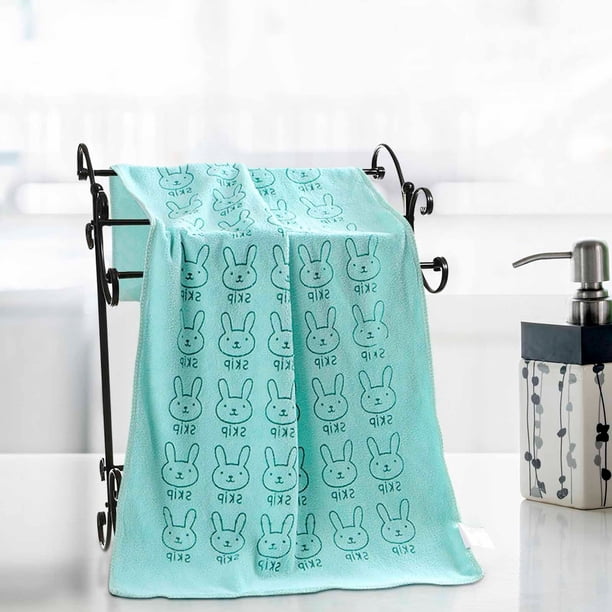 Xihbxyly Toalla de Oso, Toalla Facial de Microfibra Ultrasuave, Toalla para El Cabello de Secado Rápido, Esencial para El Baño Superabsorbente, para Usar En El Spa En Casa, Elegante Accesorio de Baño