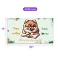 thumbnail image 5 of Pomeranian Mother Book Lover Living That Dog Mom Life Happy Mother's Day Doormat Pom Dog Lover Gifts Indoor Outdoor Welcome Mat - 03004, 5 of 5