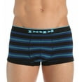 thumbnail image 3 of Men's Papi 980502 Essentials Cotton Stretch Brazilian Trunk - 3 Pack (Turquoise/Black S), 3 of 4